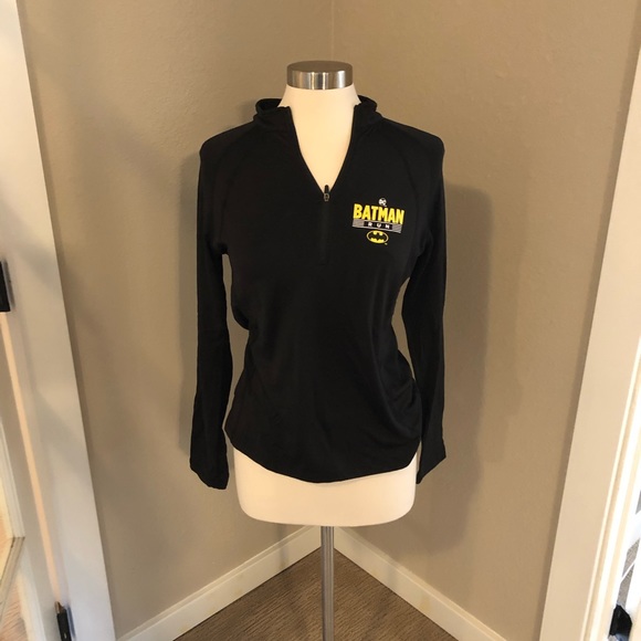 NWOT DC Batman Microfleece Longsleeve Tech Event HalfZip - Picture 1 of 4